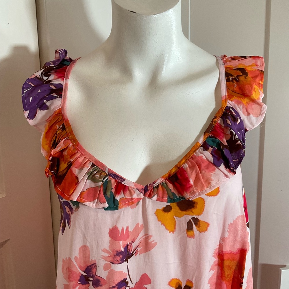 NWOT MULTICOLORE MAXI DRESS 🌸 - Picture 9 of 13